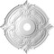 Ekena Millwork Attica Thermoformed PVC Ceiling Medallion Fits Canopies up to 7 3/4-in., Aged Dark Steel CMP22ATCST - alternate 5